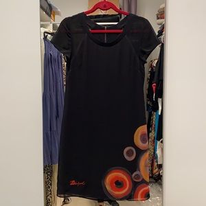 Desigual dress. Fully lined. Size Small .